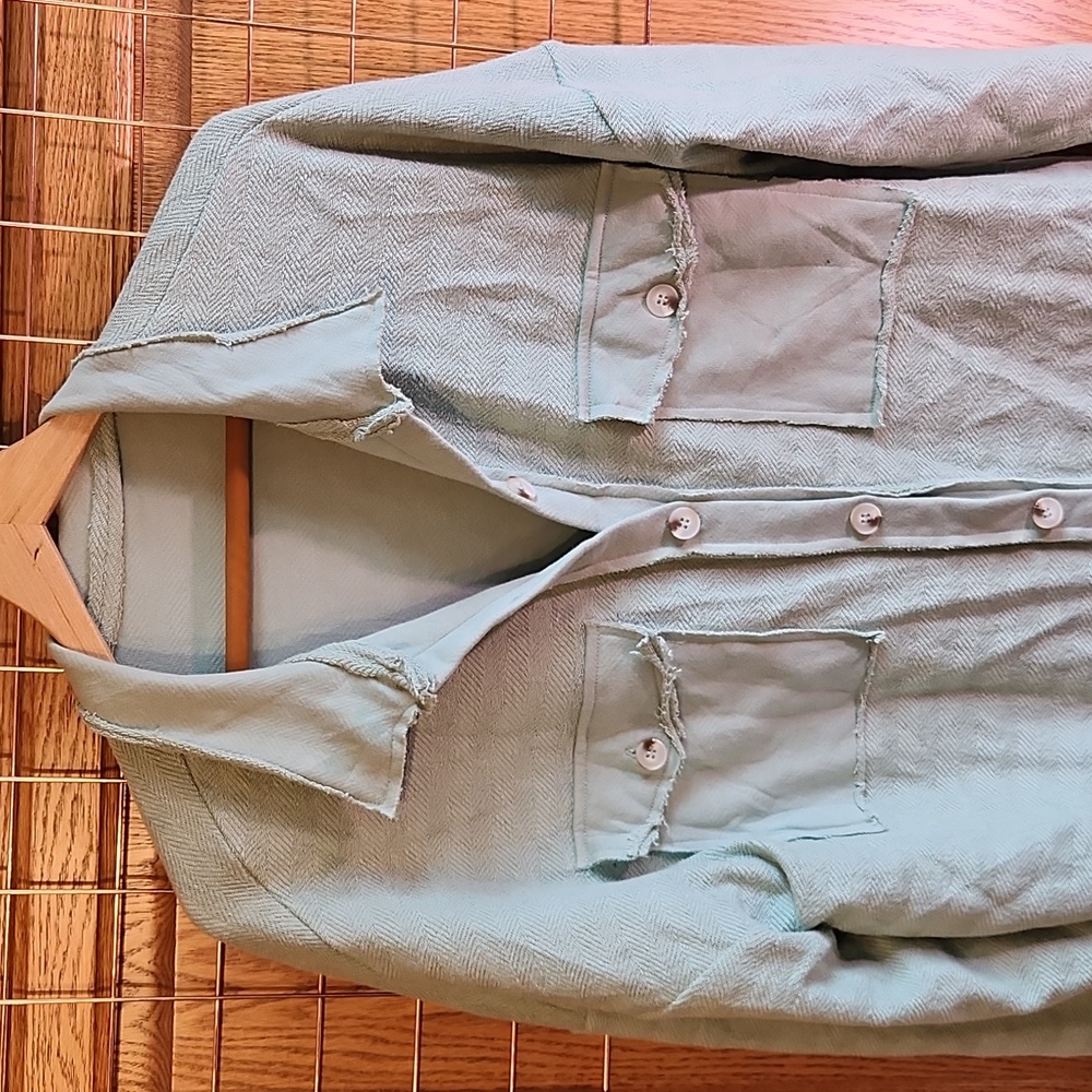 Mint Green Jacket, Size XL - Picture 3 of 8